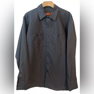 Red Cap Work Wear Button up